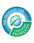 We Proudly Use Green Seal Certified Product